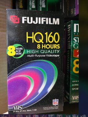 Fuji 23021161 Standard Grade VHS Video Tape (8 Hrs.)